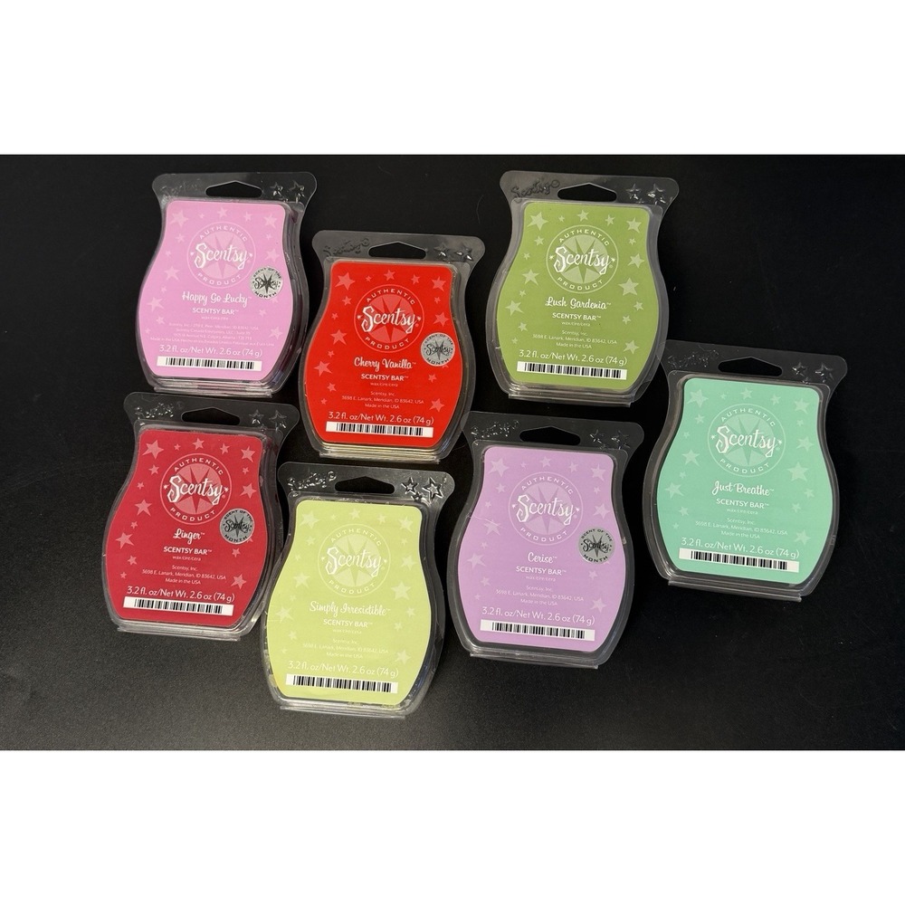 Scentsy 7 Packs Including 3 Discontinued Scents